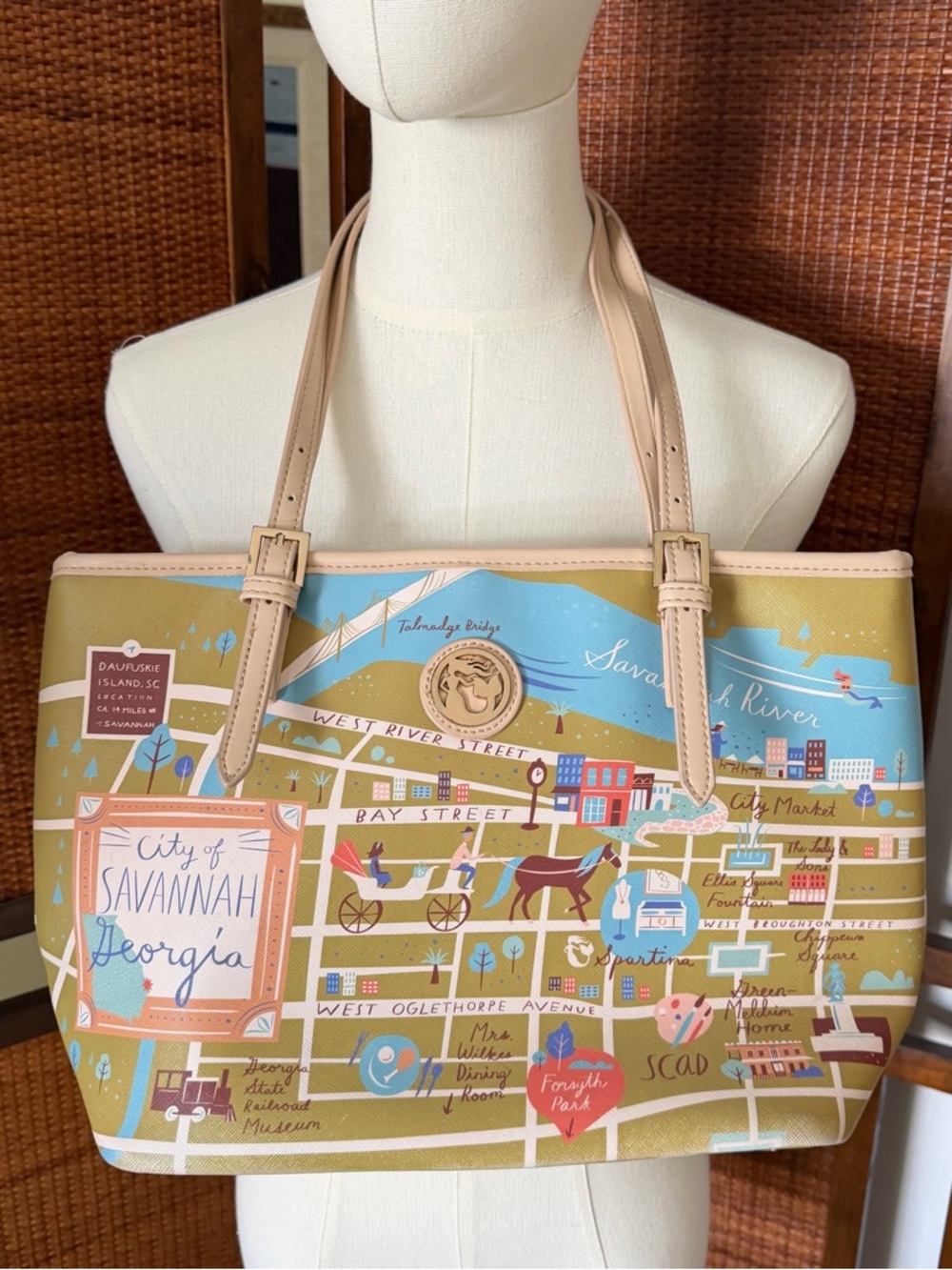 Savannah Tote - Oh So Witty by Spartina 449